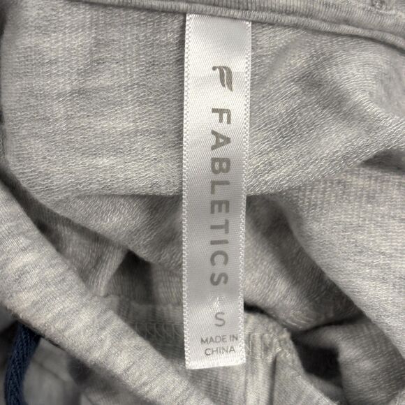 Fabletics Tatiana Hoodie Dress Women's Small Gray Oversized Drawstring Soft - Picture 6 of 8